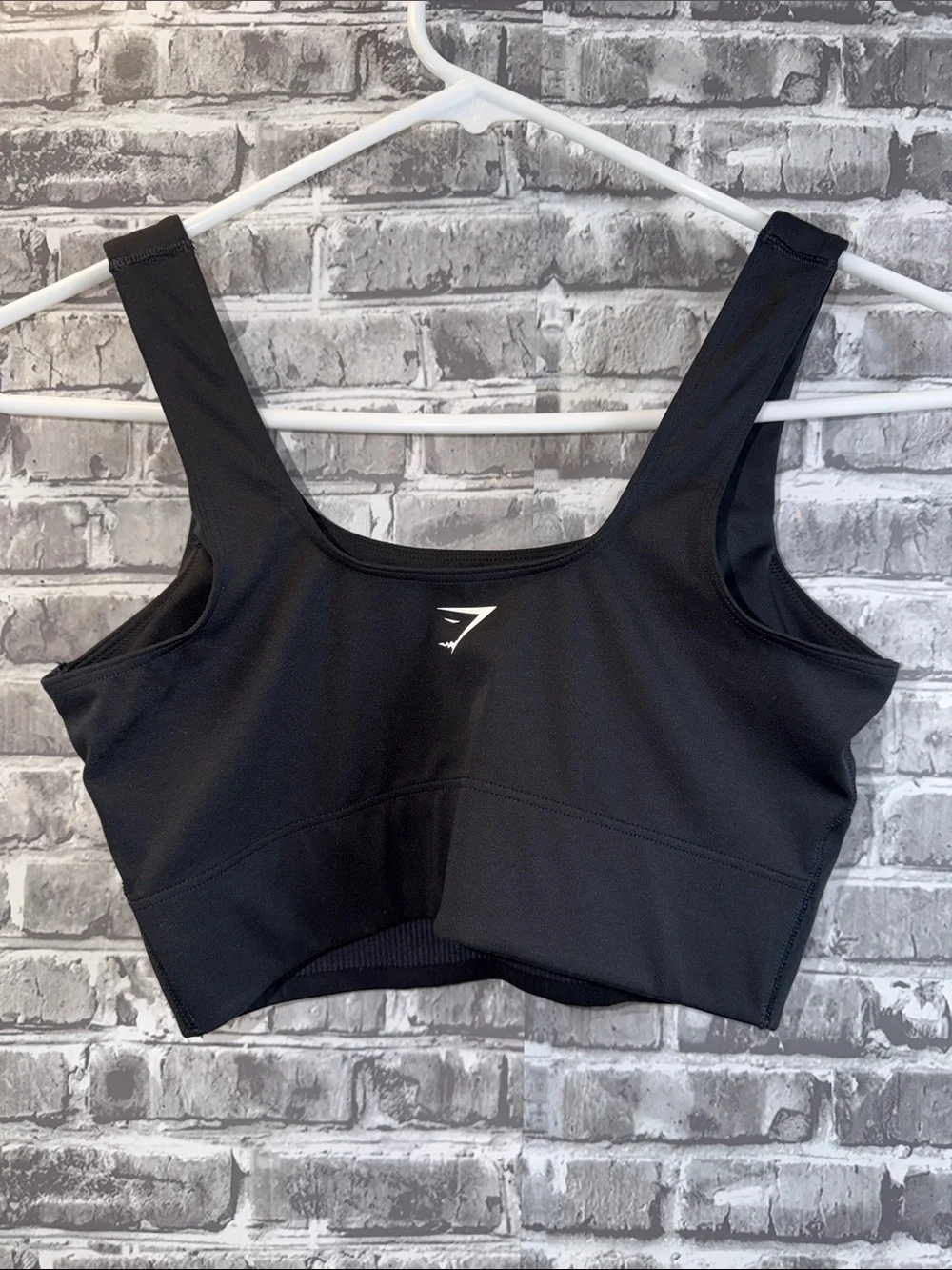 Gymshark Black sports bra with Wide Straps